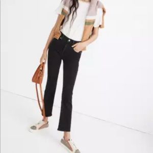 Madewell cali denim boot cup jean in black